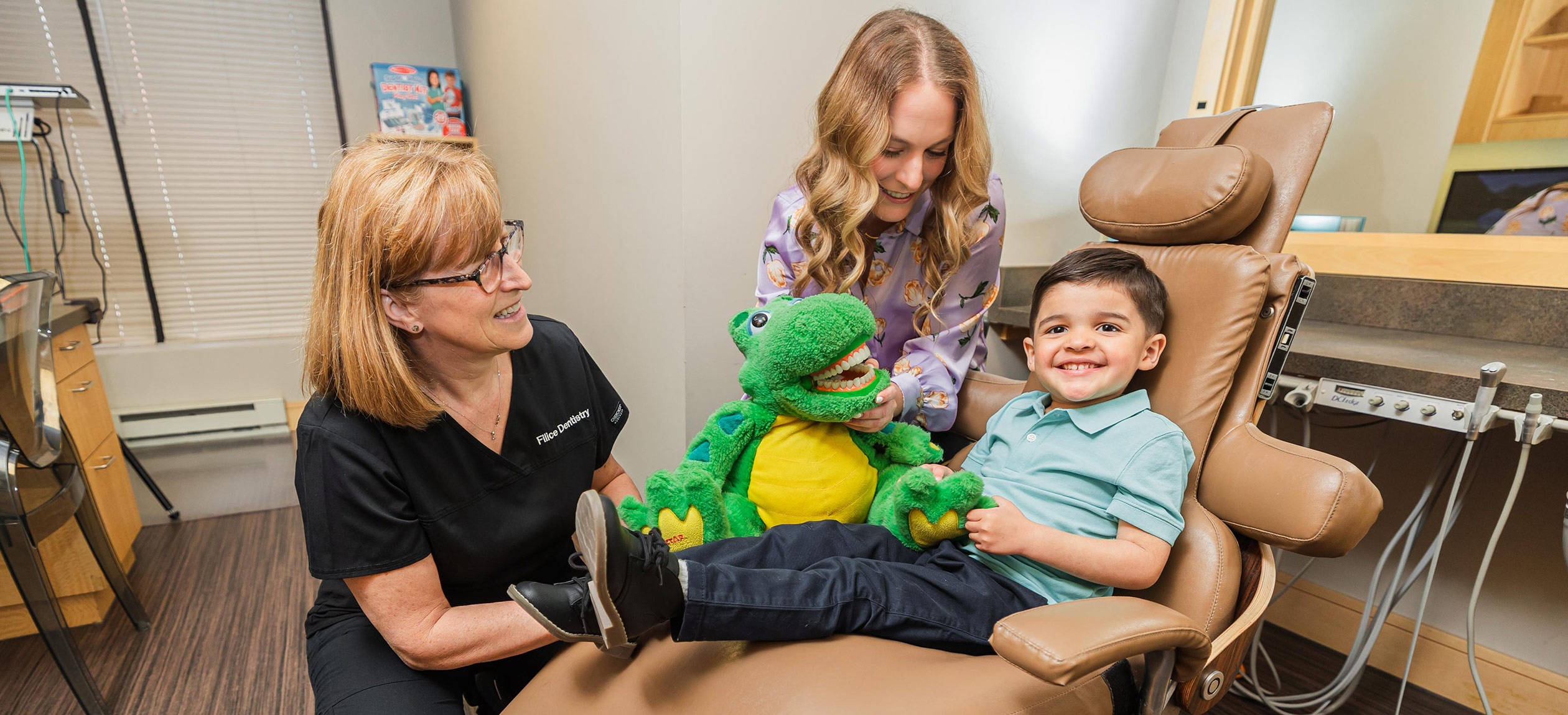 Young dental patient