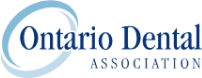 Ontario Dental Association logo featuring a stylized tooth design and the organization's name in professional typography.