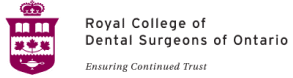 Logo of the Royal College of Dental Surgeons of Ontario, representing dental professionals in the province.